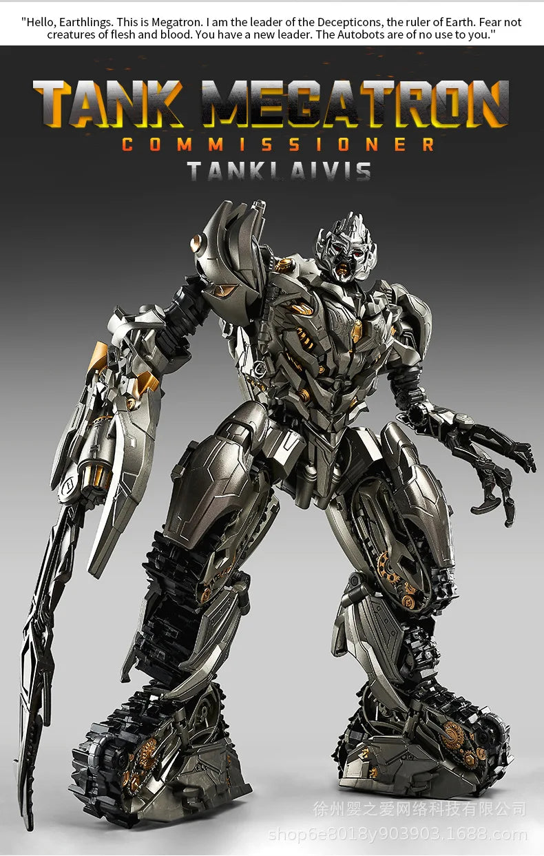 30cm Transformation Megatron Optimus Prime Bumblebee Deformation Movie G1 Anime Figure Action Figure Alloy Robot Mode Toys Gifts