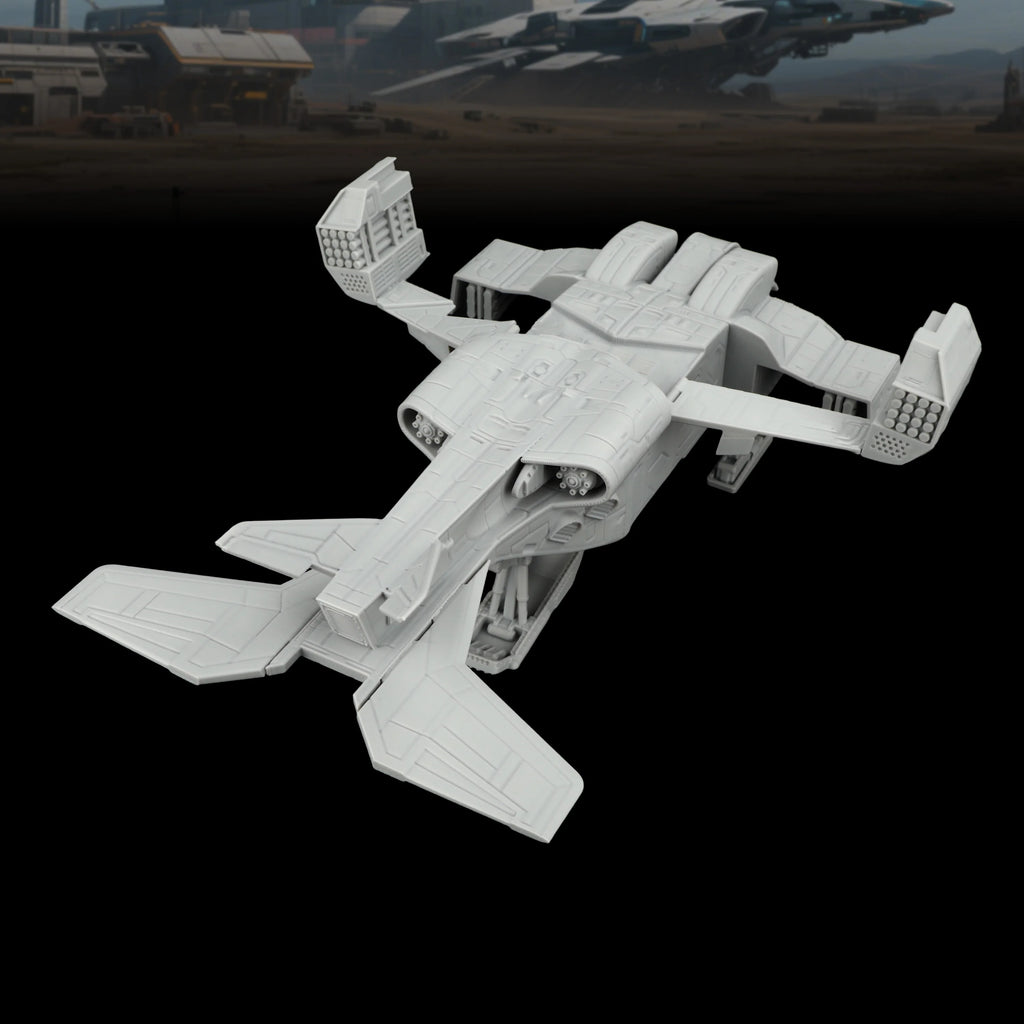 Sci-Fi Spaceship Tabletop Terrain Miniature | TRPG Starship Model for TTRPG Exploration, Collection & Creative Storytelling