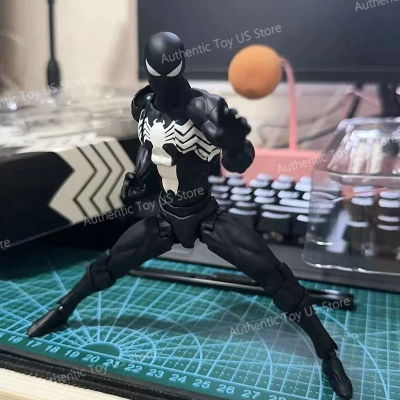 Mess Toys Spider Man Symbiote Spiderman Messtoys Black Suit Neighbor Scarlet Spider Anime Action Figure Gifts Toys