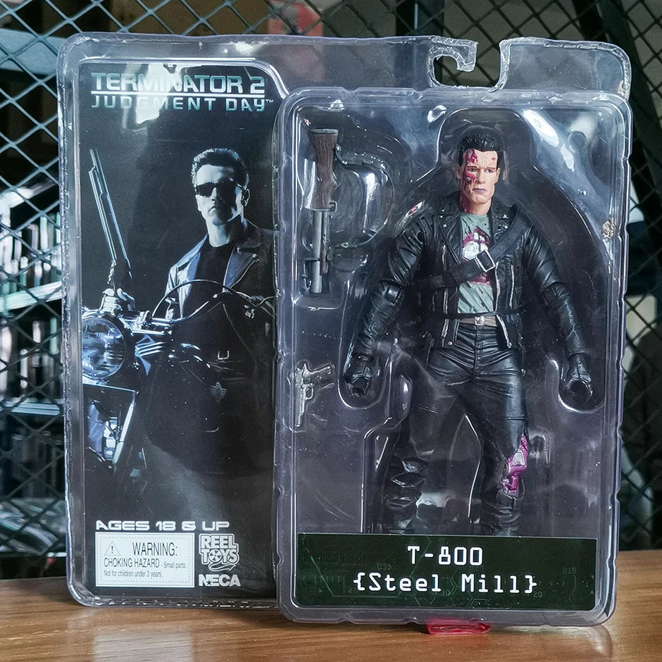 NECA The Terminator Endoskeleton Action Figures Collectable Joints Moveable Model Toy
