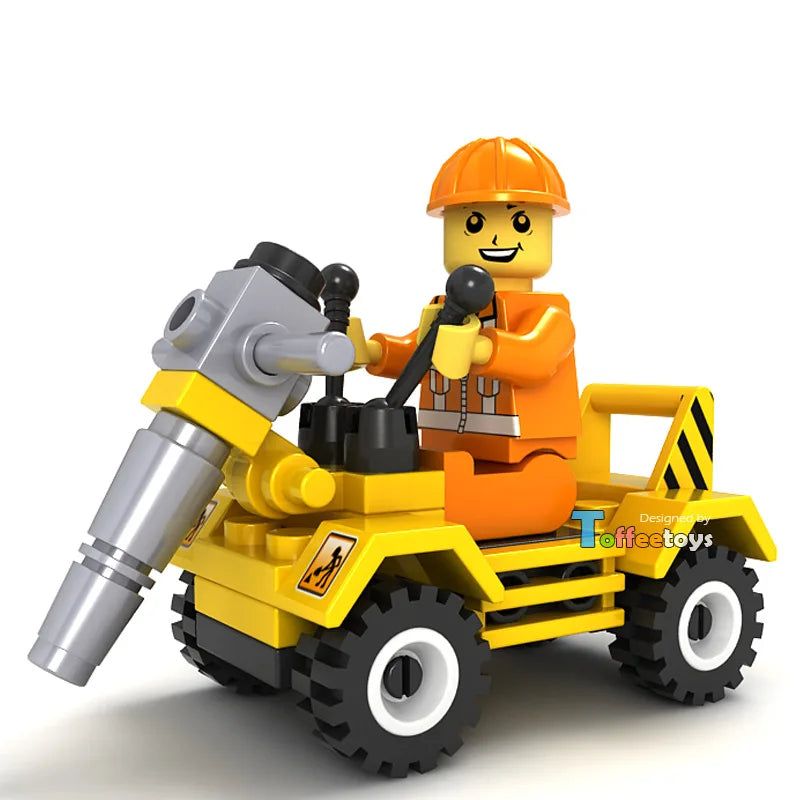 6Pcs Military Ghost Commando Army Soldiers Model Action Figure Blocks Construction Building Bricks Toys For Children