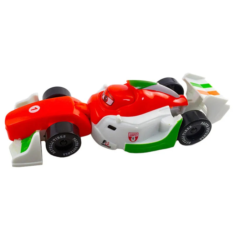 Disney Pixar Cars Anime Figures PVC McQueen Cruz Ramirez Model Racing Cars Funny Deformed Egg Toys For Kids Boy Gift