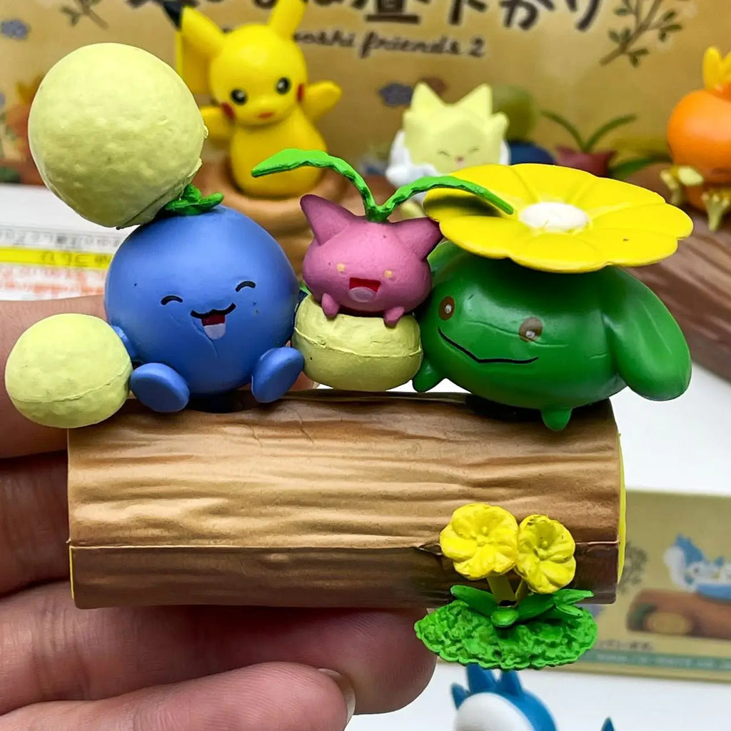 2025 Hot Toys Rement Pokemon Friendship Wood Pikachu Fat Ding Surprise Blind Box Desktop Decoration Children'S Birthday Gift Toy