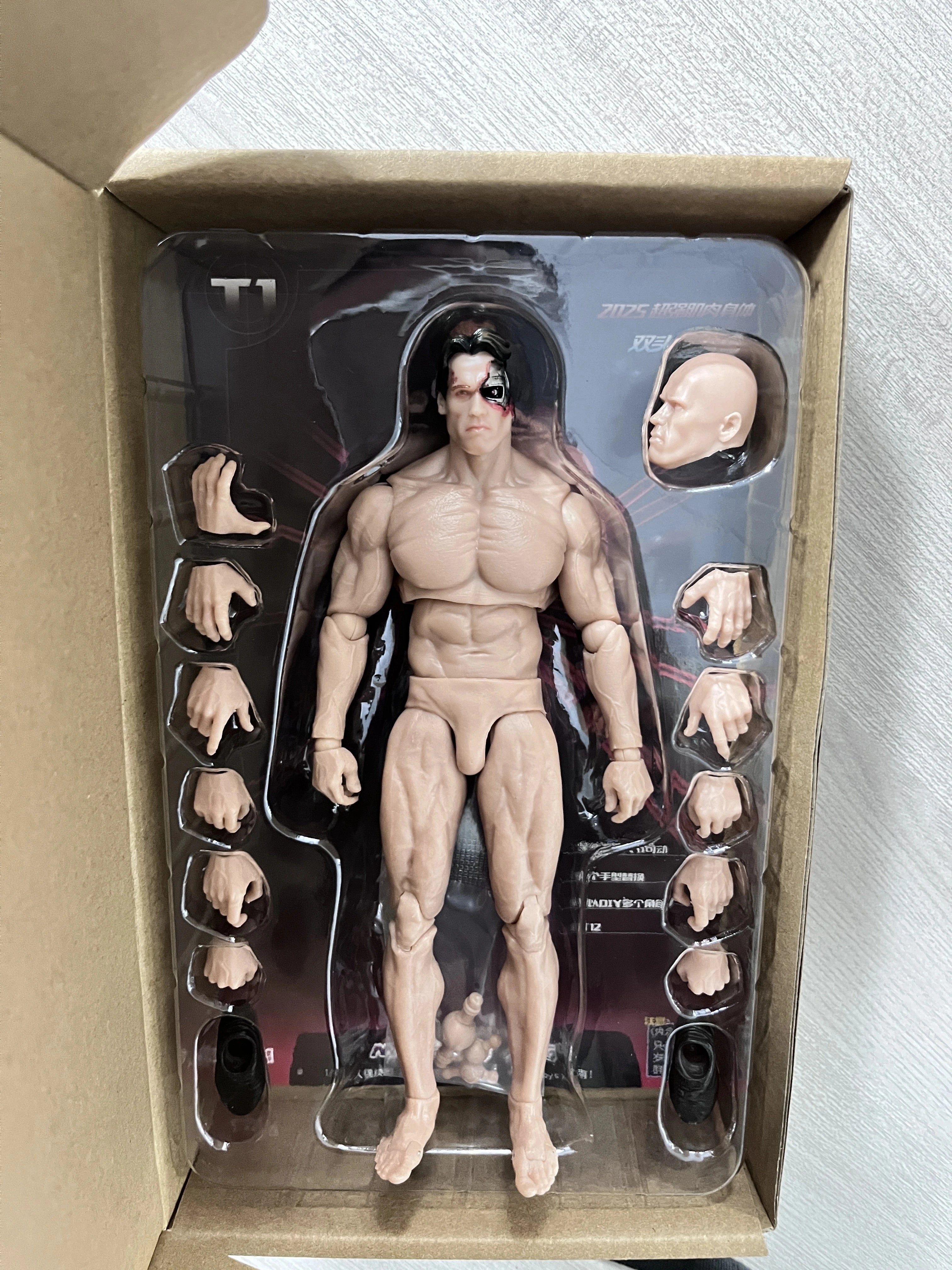 The Terminator T-800 T-850 Devilman 7 Inch Articulated Anime Action Figure Devil Muscle Man Model Collection Customized