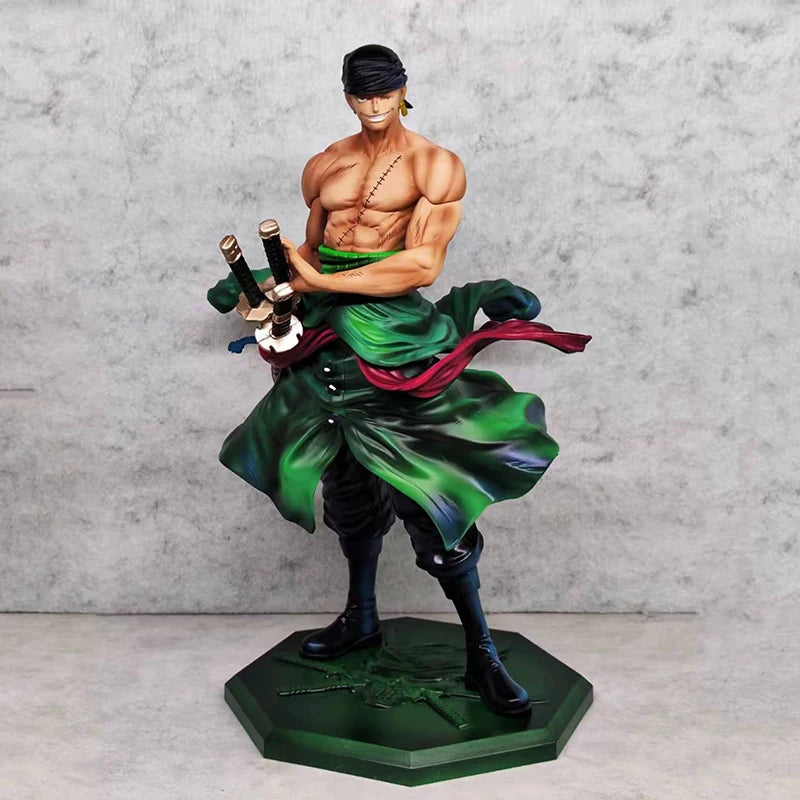 Hot 28cm  One Piece Jinshan Suolong Hand-Made Model Toy Creative Desktop Decoration Ornaments For Boys Holiday Gift
