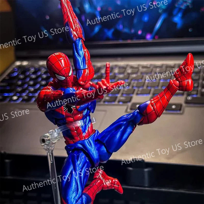 Authentic Ct Toys Spiderman 2.0 Figure Amazing Yamaguchi Spider-Man Agent Venom Mafex Anime Action Figure Customized Gifts Toys