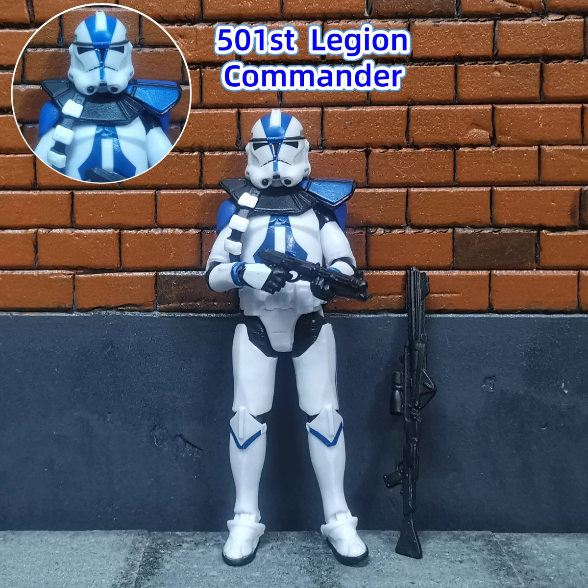 Star Wars 3.75 Inch Trooper 1/18 501st Legion Action Figure Hardcase REX Anakin Dogma Tup Toys Model Loose