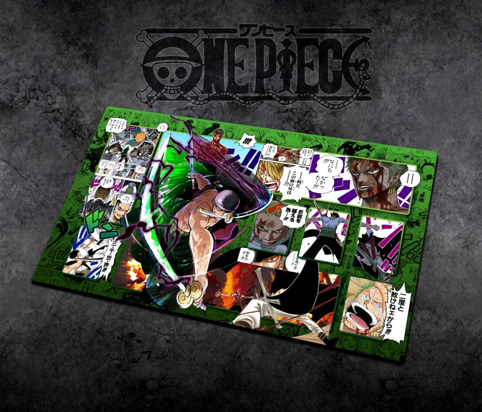 60*35cm Anime One Piece OPCG GAME Card PlayMat Comic Series New Four Emperors Teach Shankusu Buggy Luffy Chopper Collection Toys