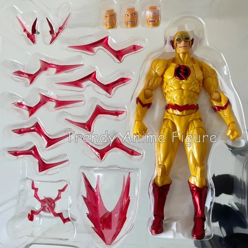Revoltech Amazing Yamaguchi Flash Action Figure Movable 17cm Flashpoint Model Kaiyodo Flash Figures Toy Collection Holiday Gifts