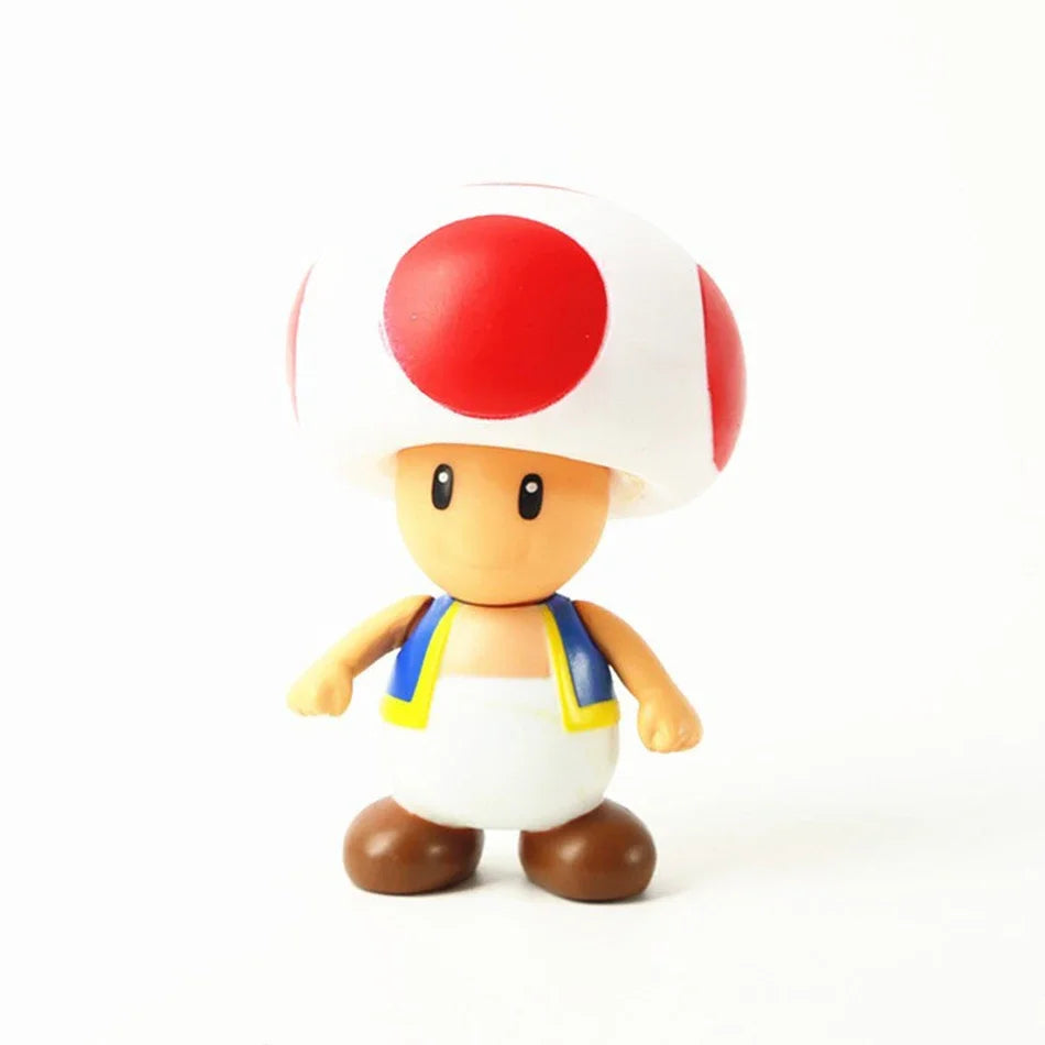 Super Mario Bros Cartoon Dolls Model Birthday Gift Anime Figures Luigi Yoshi Mario Creative Collectible Model Toys.*