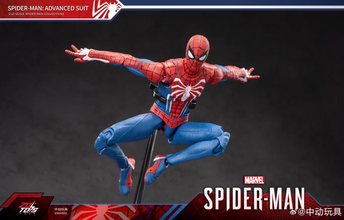 Marvel Avengers Spider-Man Speed Suit Action Figure Toy Display Case Poseable Model Figurine Collectible Birthday Gift