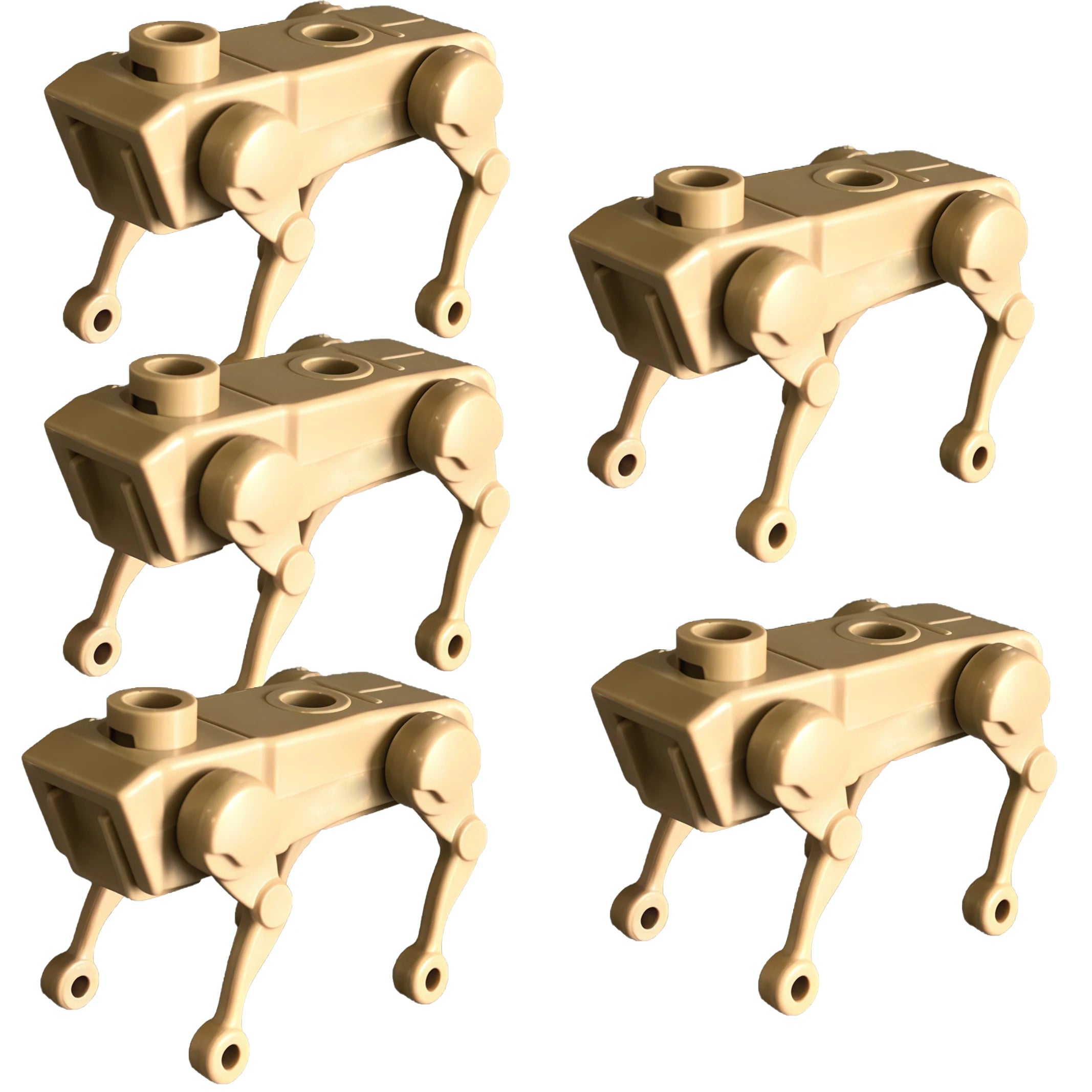 MOC WW2 Military Oil Drum Fuel Tank Printed Building Blocks Weapons Soldiers Accessories War Scene Accessories Bricks Toys Boys