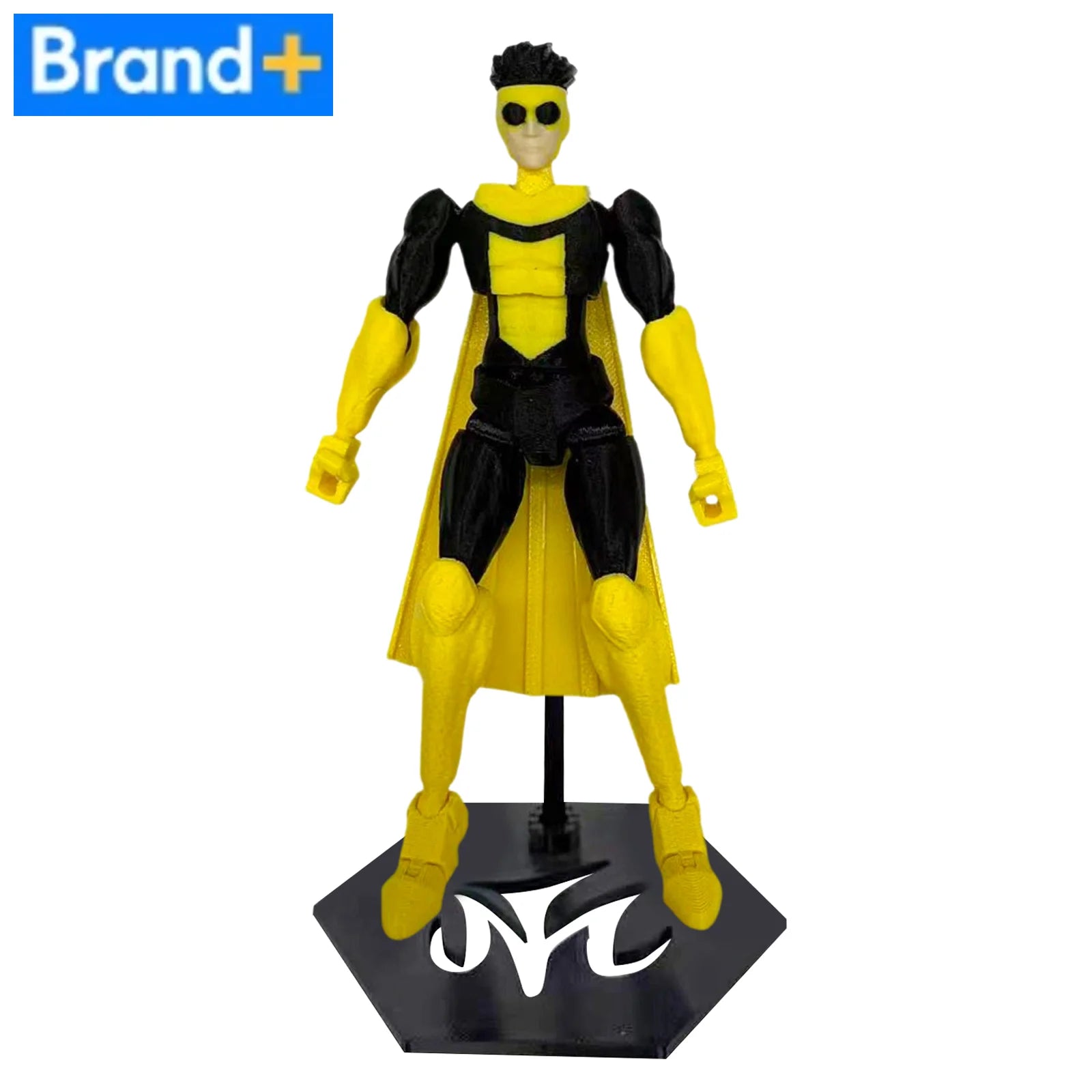 Multi-Joint Action Figure - Invincible T13 3D Printed Collectible with Base, Anti-Fall Joint Locks & UV-Resistant Coating Deskto