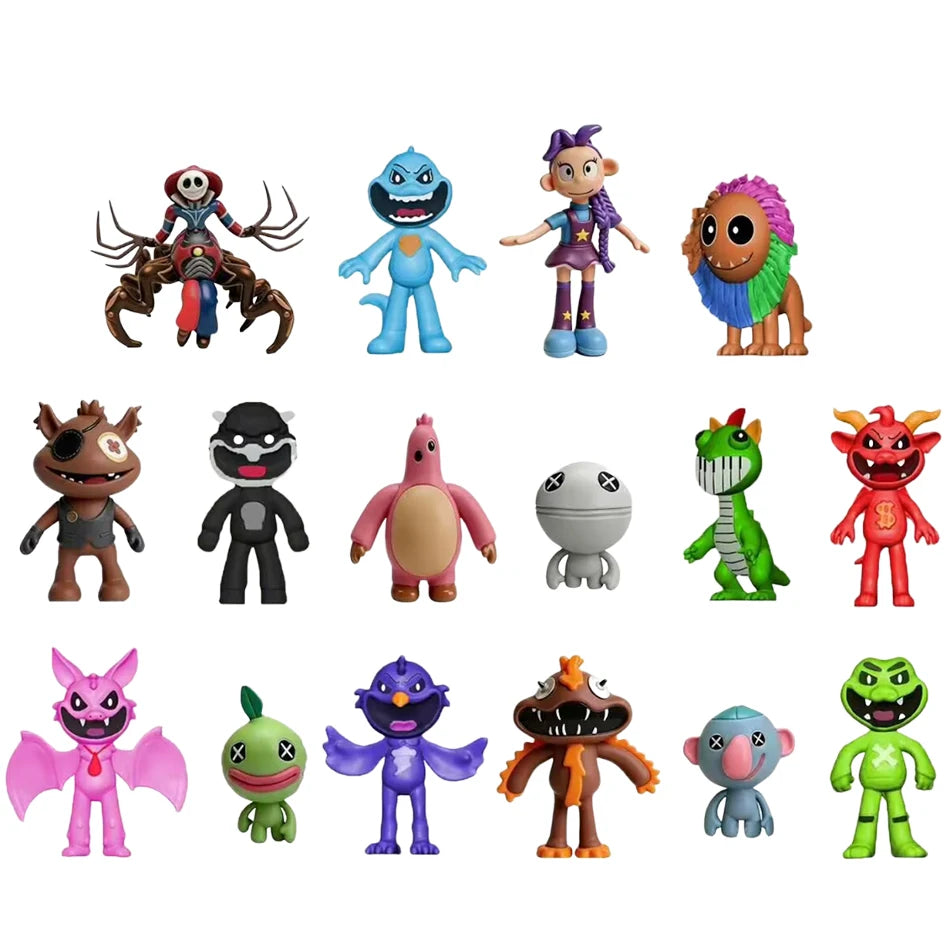 2-24pcs Bobi Game 5 Series Blind Box Toy Horror Smile Animal Handmade PVC Model Ornament Birthday Gift Peripheral Blind Box
