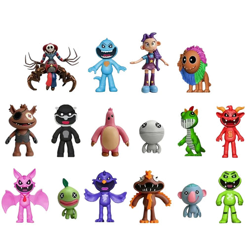 2-24pcs Bobi Game 5 Series Blind Box Toy Horror Smile Animal Handmade PVC Model Ornament Birthday Gift Peripheral Blind Box