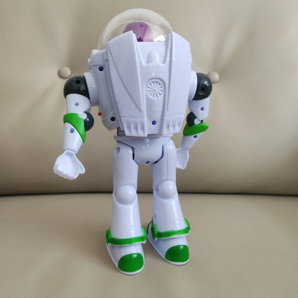Disney Toy Story  Buzzlightyear Cartoon Figure Model Toys Pixar Electric Walking Light Robot Doll Action Doll Kids Birthday Gift