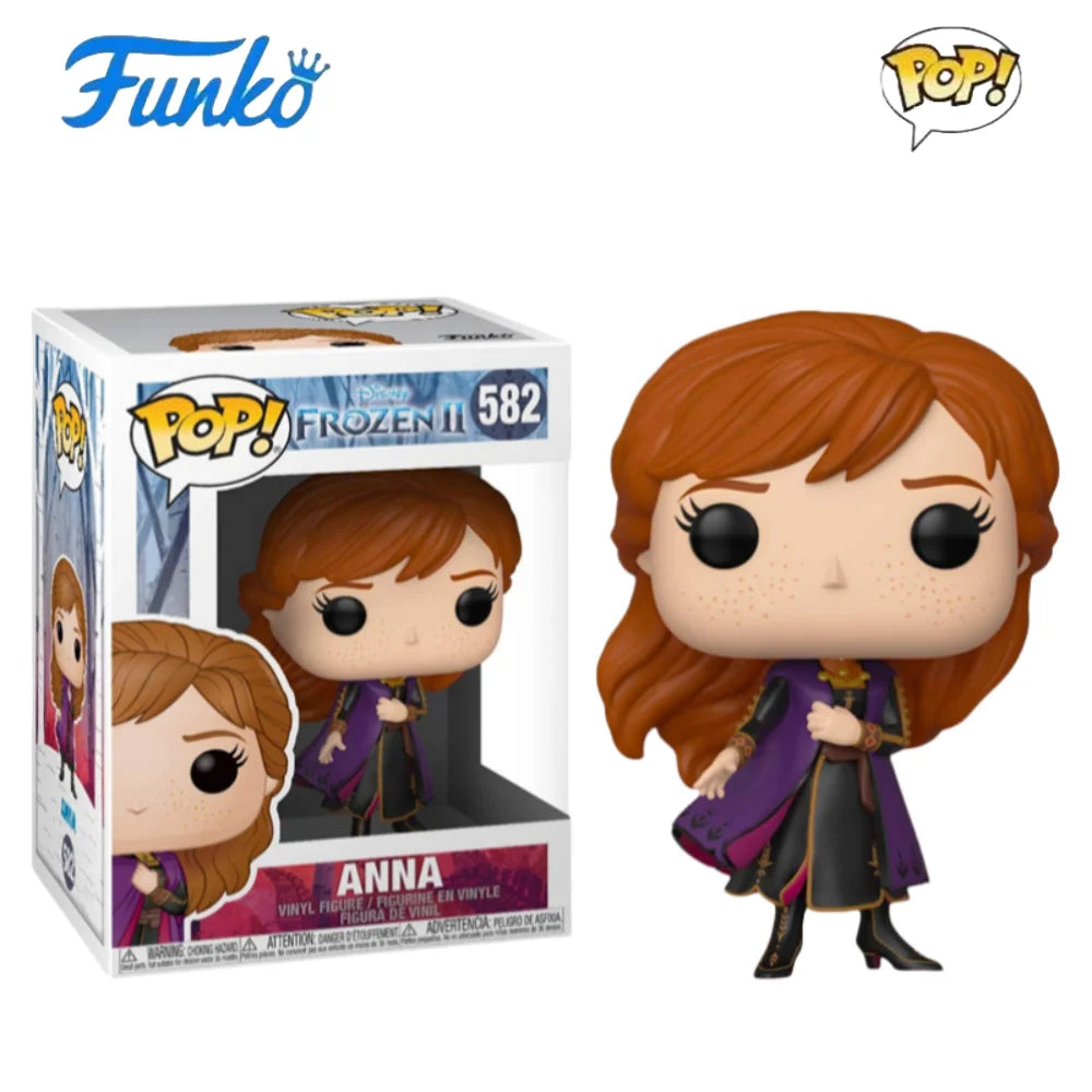 Frozen Series Elsa Action Figures Funko Pop Anime Disney Anna Olaf Figure Collectible Decoration Limited Edition Model Gifts