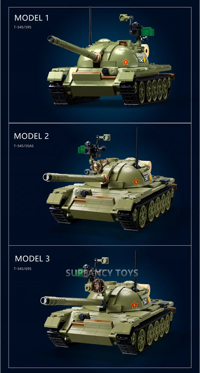 Sluban Military Tank Transport Helicopter Gunship Model Bricks Infantry Fighting Vehicle Weapon DIY Creative Building Block Toys