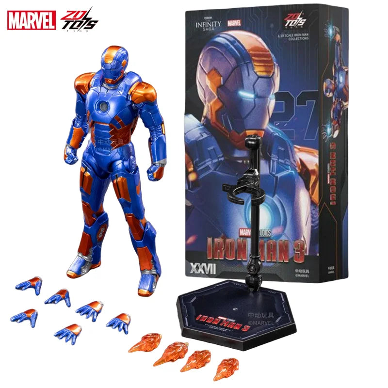 ZD Toys Marvel Avenger Iron Man Mark23 Shades Action Figure Collections Gift