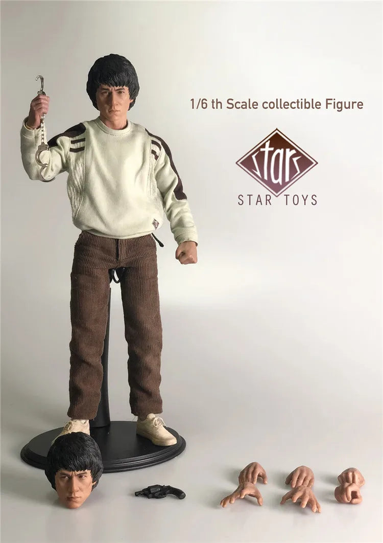 STAR TOYS STT-001 1/6 Scale Male Soldier HK Classic Film Police Story Officer Jackie Chan Full Set Model 12 Inch Action Figure