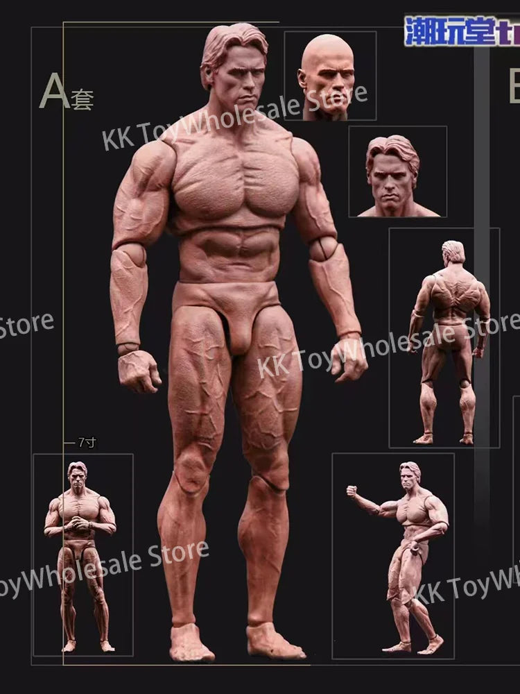 The Terminator T-800 T-850 Devilman 7 Inch Articulated Anime Action Figure Devil Muscle Man Model Collection Customized