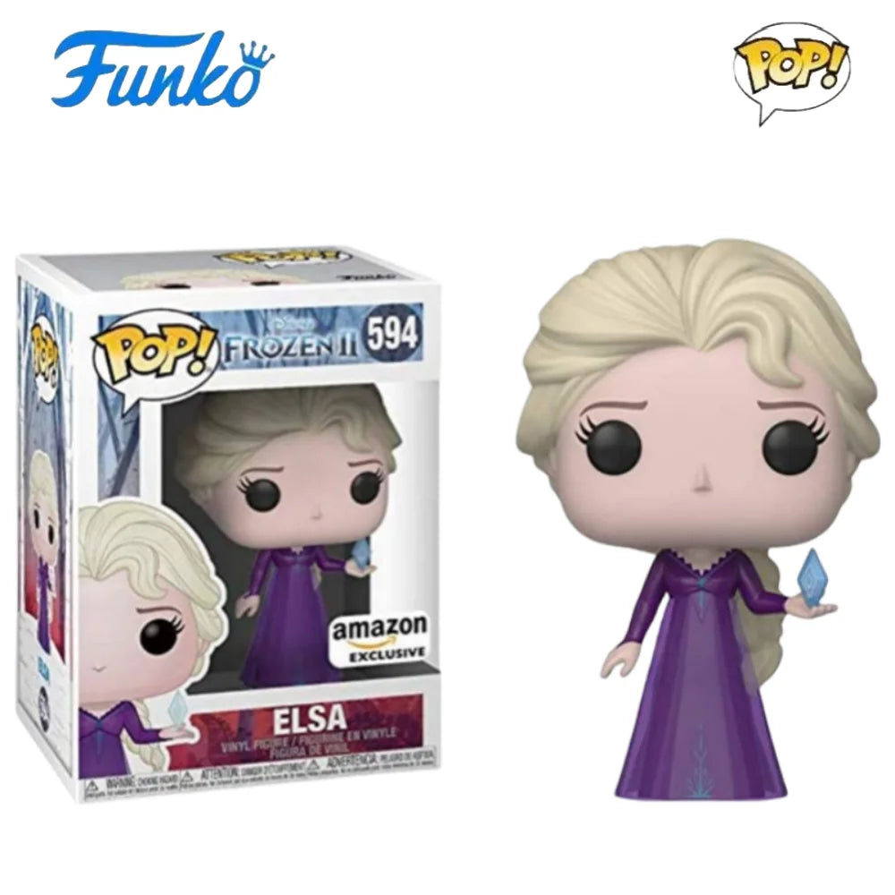 Frozen Series Elsa Action Figures Funko Pop Anime Disney Anna Olaf Figure Collectible Decoration Limited Edition Model Gifts
