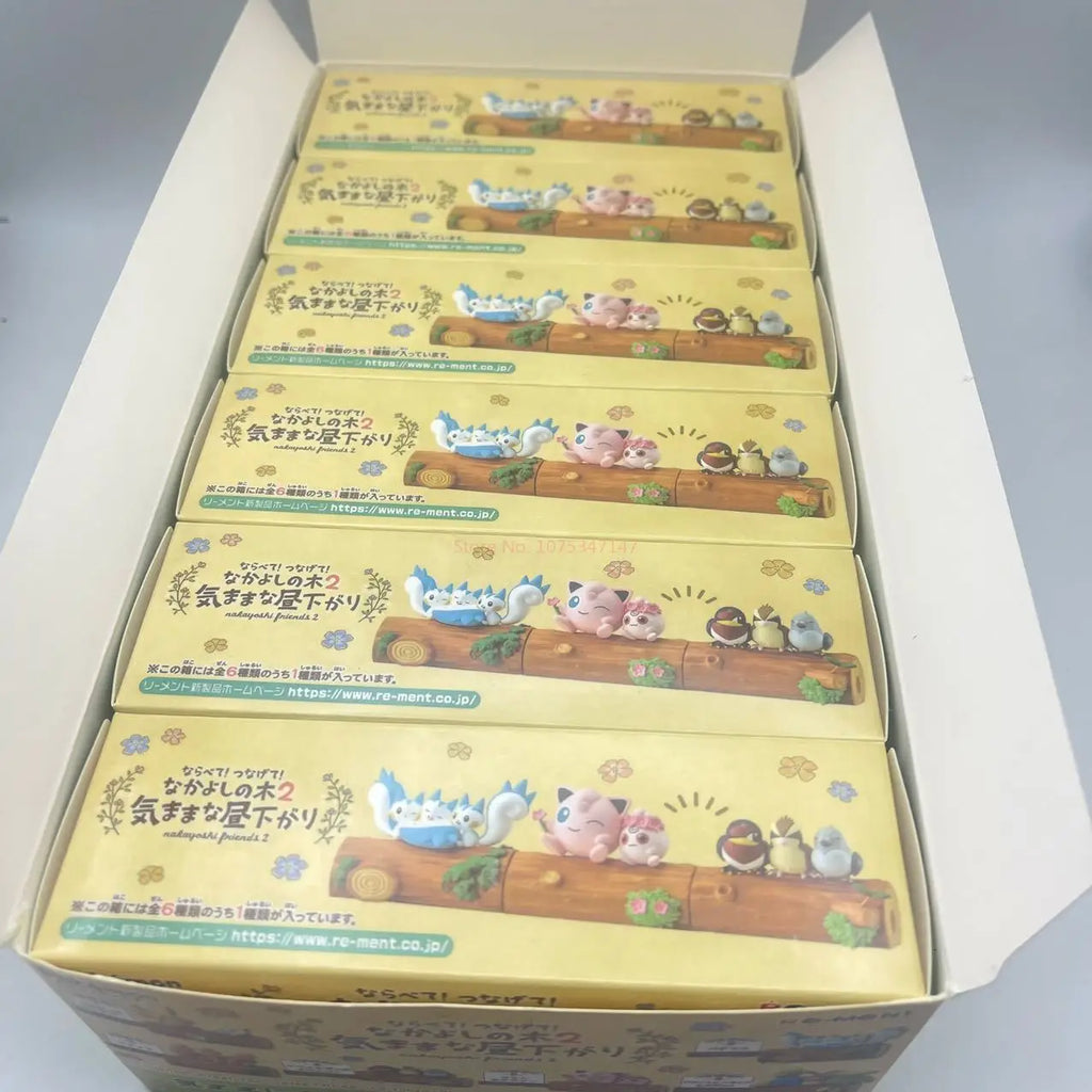2025 Hot Toys Rement Pokemon Friendship Wood Pikachu Fat Ding Surprise Blind Box Desktop Decoration Children'S Birthday Gift Toy