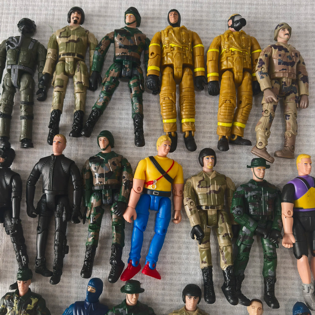 5pcs 10cm many styles of soldier mode Elite Force 1:18 Military Action Figure Doll Statue 3.75 Inch children kids collection toy