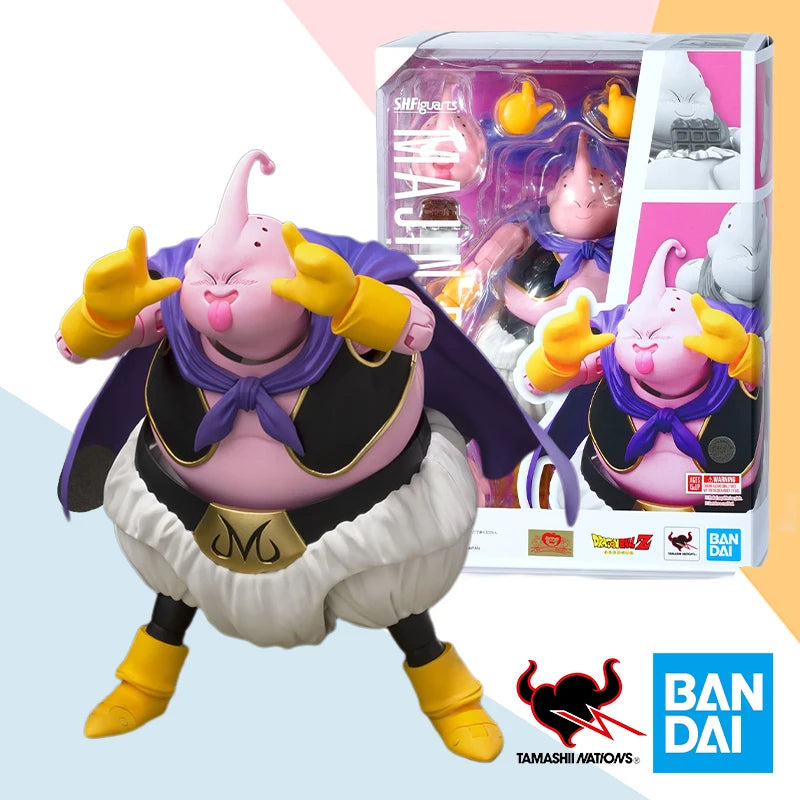 Bandai SHF S.H.Figuarts Dragon Ball MAJIN BUU kindness anime full Action Figure Model Kit original toy gifts for kids