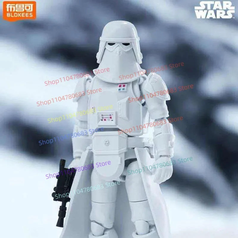BLOKEES  Star Wars Version 2 DARTH VADER Stormtroopers Boba Fett Building Blocks Assembly Model Ornament Toy Action Figure Gift