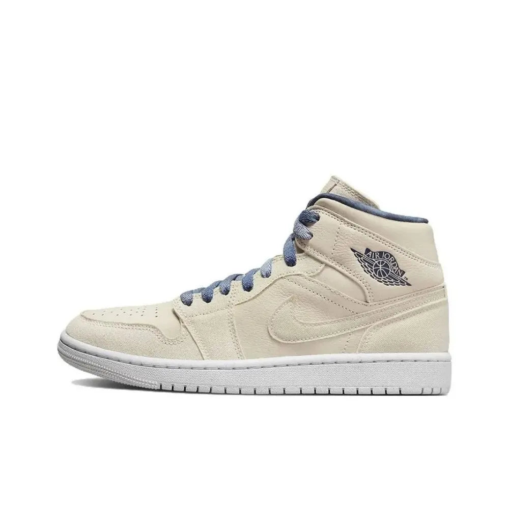 Nike Air Jordan 1 Mid Basketball Shoe Unisex - Classic Iconic Basketball Sneaker Comfortable and Versatile DQ8426-105