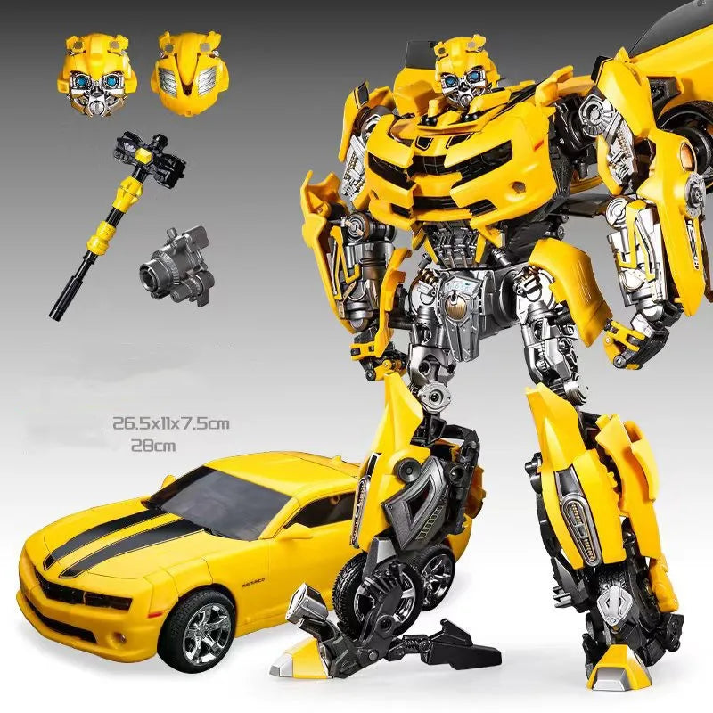 30cm Transformation Megatron Optimus Prime Bumblebee Deformation Movie G1 Anime Figure Action Figure Alloy Robot Mode Toys Gifts