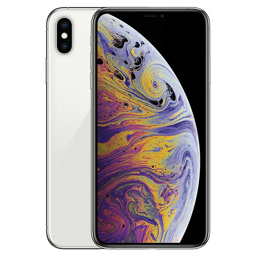 Apple iPhone XS Max 64GB/256GB ROM 1 SIM+1 eSIM 6.5" Super Retina OLED Genuine Cell Phone Replaced New Battery