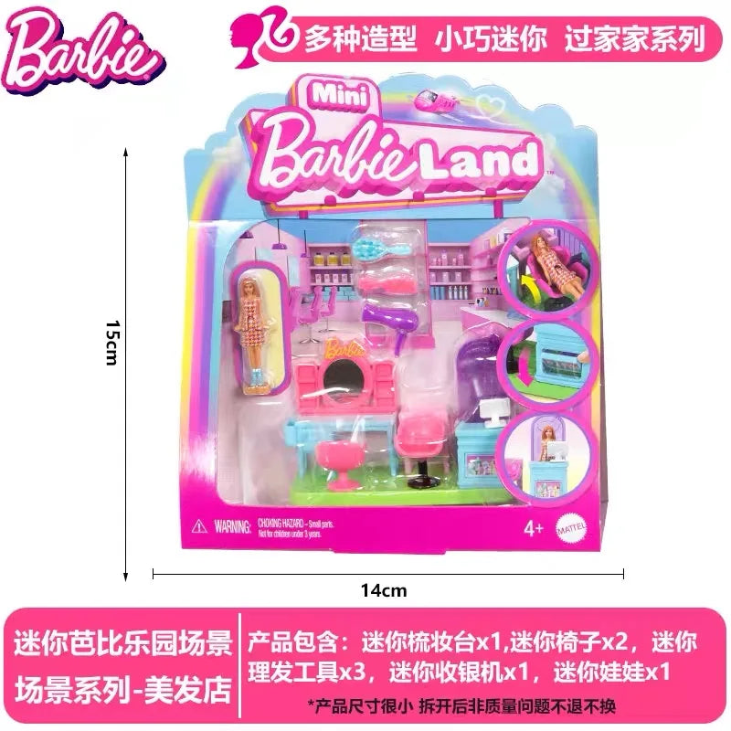 New Mini Barbieland Doll Surprise Toys Coollectible Pet Playset With 1.5-Inch Doll Playing House Toy For Girls Birthday Gift