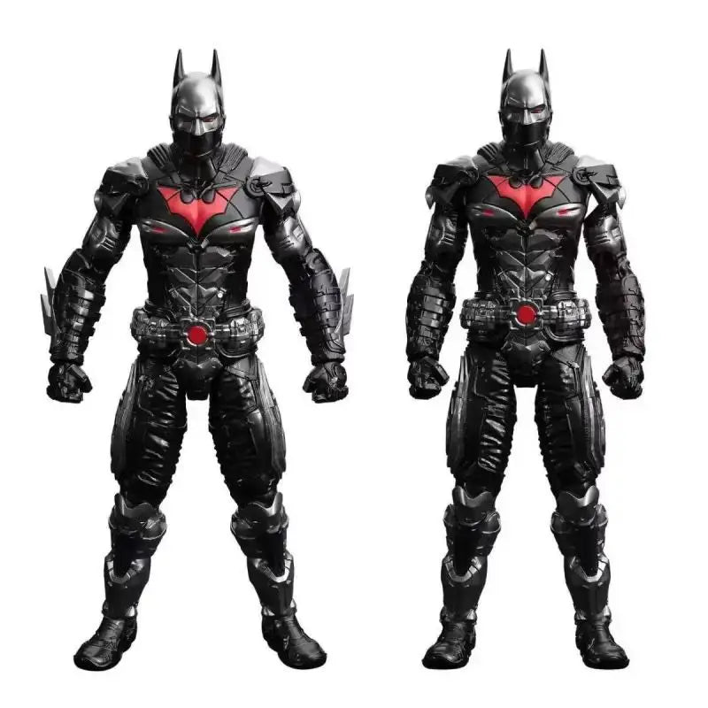 Batman Figure F5 Roundd Culture Batman Series Model Doll Arkham Knight Deathstroke Red Hood Desktop Model Toy Doll Festival Gift