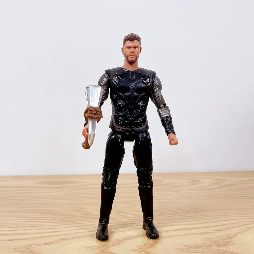 32cm 1/6 Marvel Avengers Tree Man Spider Man Doctor Strange Thor PVC Handmade Model Crazy Toys Brithday Gift