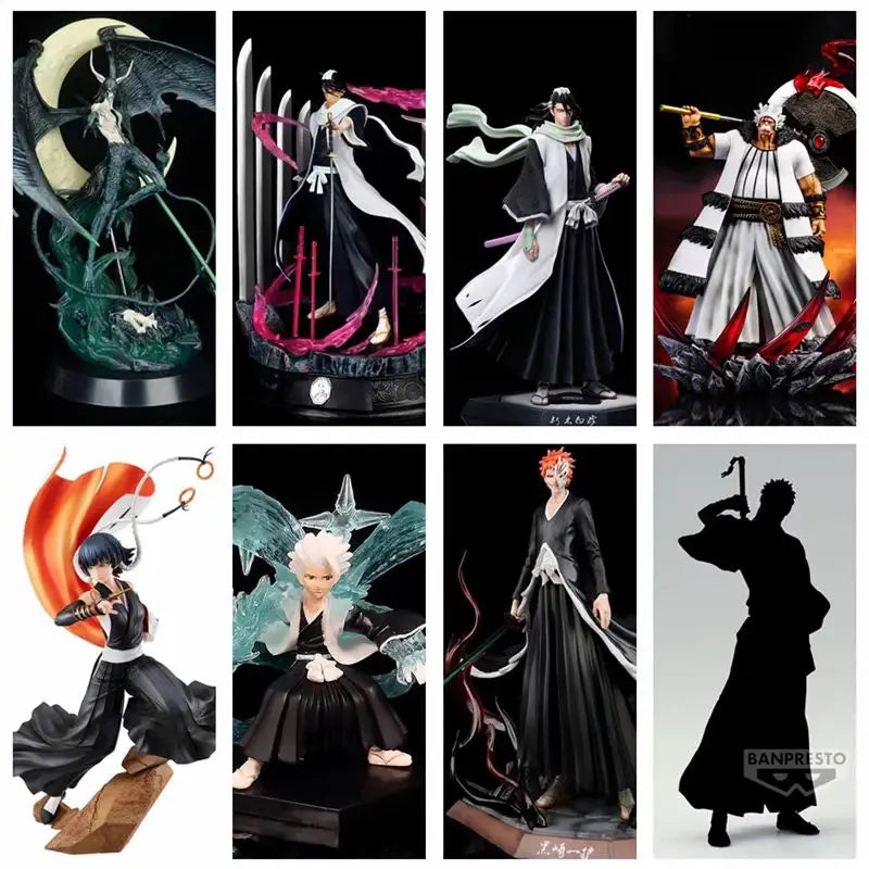 Bleach anime blind box mystery figure collection random character Ichigo Rukia Aizen Toshiro Byakuya collectible toy gift