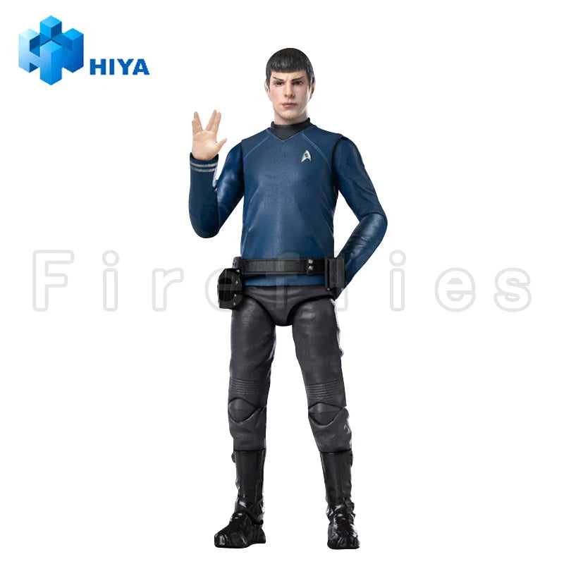 1/18 HIYA Action Figure Exquisite Mini Series STAR TREK 2009 Spock Anime Collection Model Toy