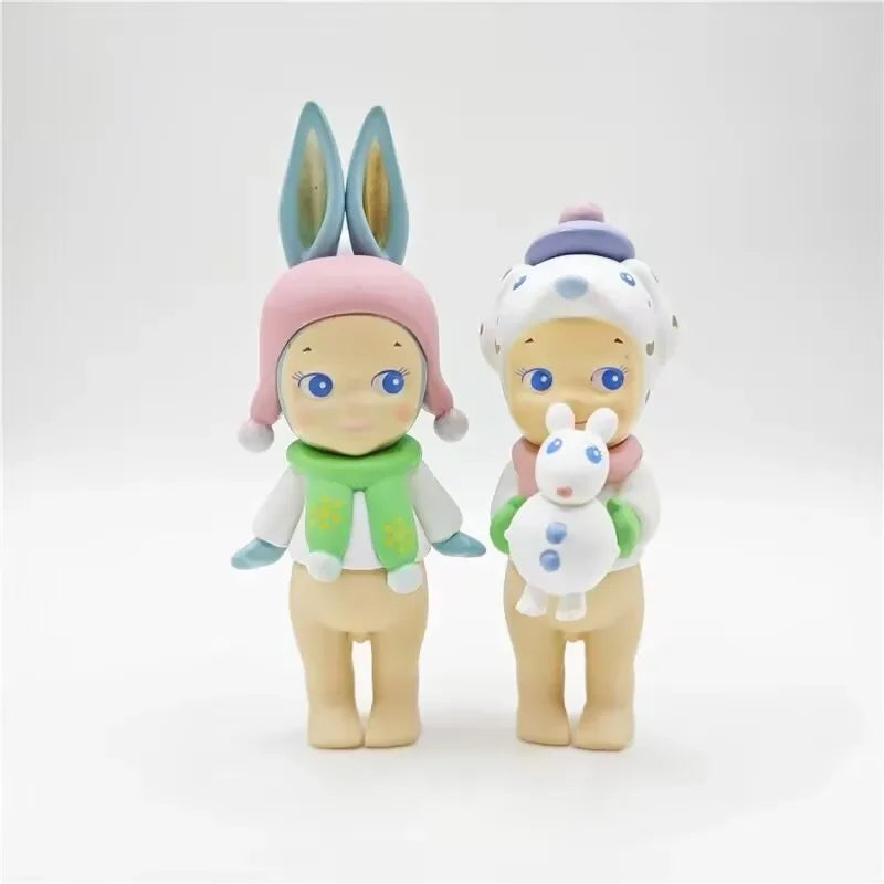 Sonny Angel Winter Wonderland Series Cute Anime Figure Dolls Christmas Tree Ornaments Collectible Toys for Kids Fans Gift 2024