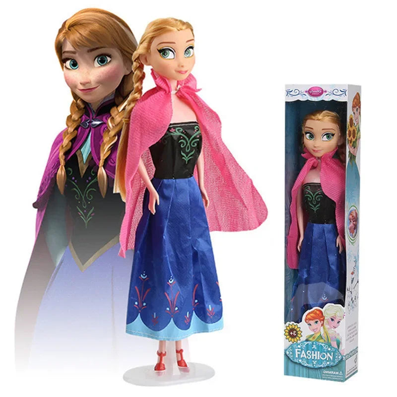 HOT NEW30cm 4 Styles Disney Frozen 2 Doll Girls Toys Princess Anna And Elsa Figure Dolls Movable Joints Children Christmas Gift