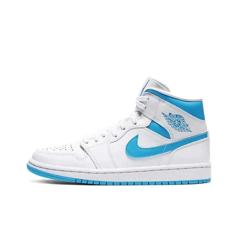 Nike Air Jordan 1 Mid Basketball Shoe Unisex - Classic Iconic Basketball Sneaker Comfortable and Versatile DQ8426-105