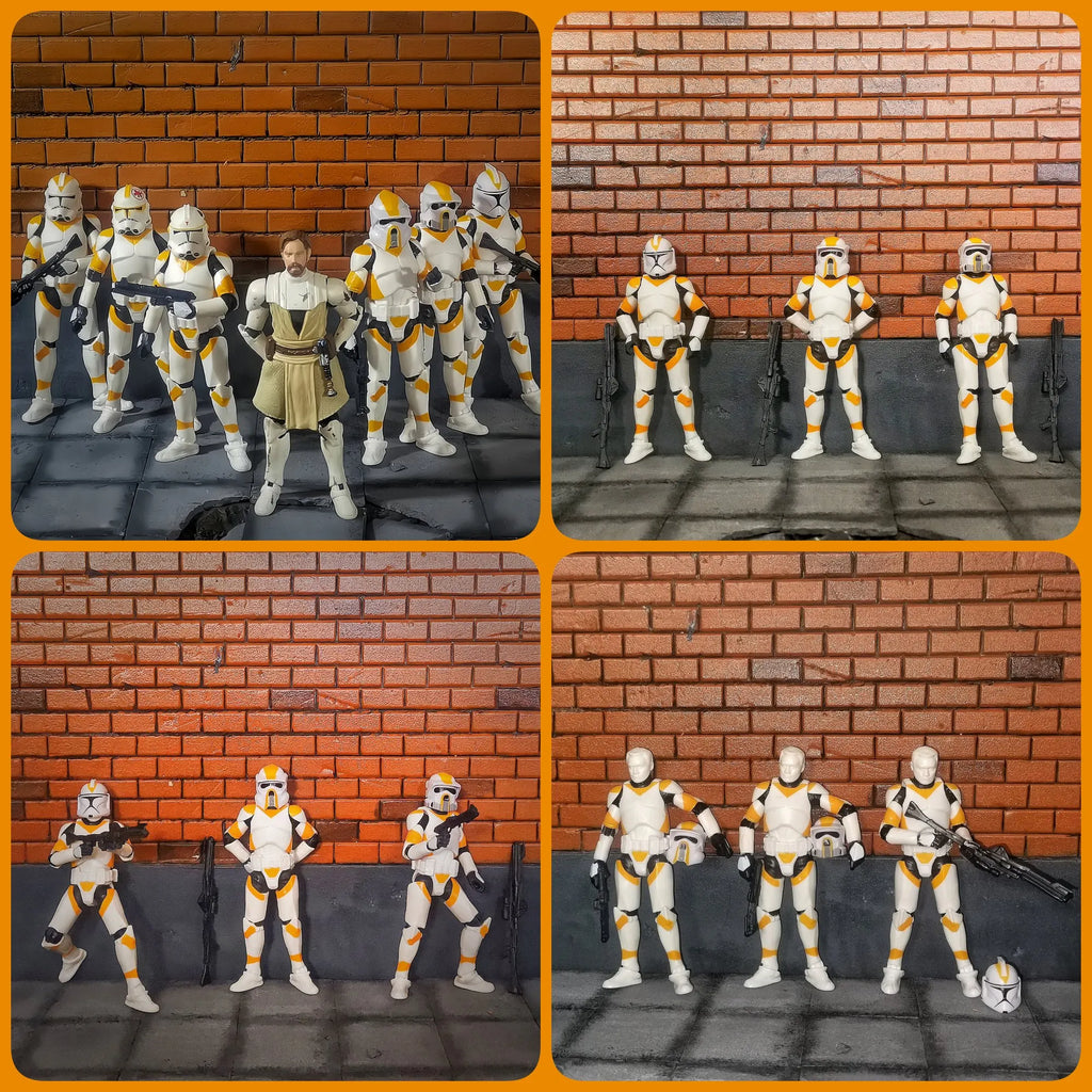 Star Wars 3.75 Inch Trooper 1/18 501st Legion Action Figure Hardcase REX Anakin Dogma Tup Toys Model Loose