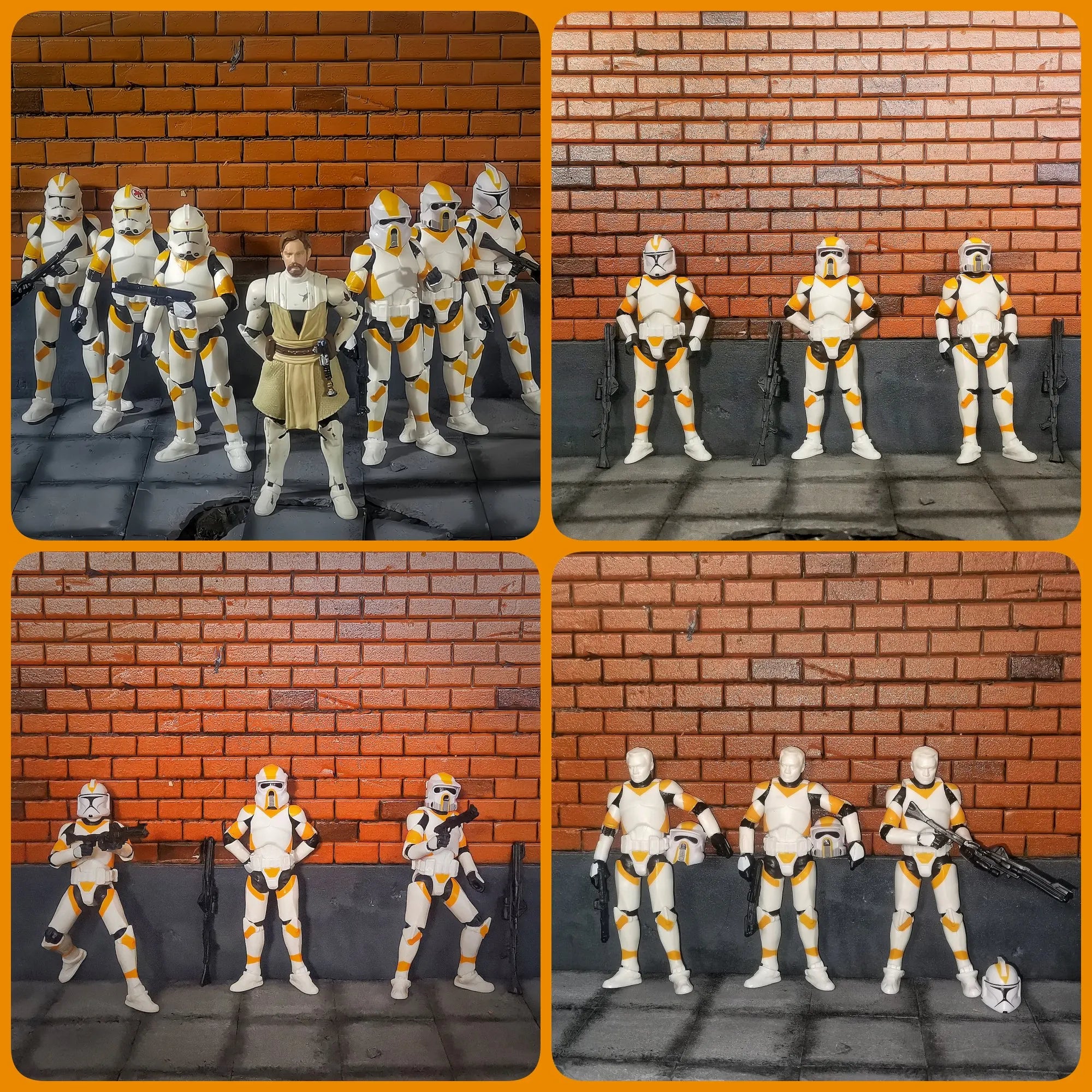Star Wars 3.75 Inch Trooper 1/18 501st Legion Action Figure Hardcase REX Anakin Dogma Tup Toys Model Loose