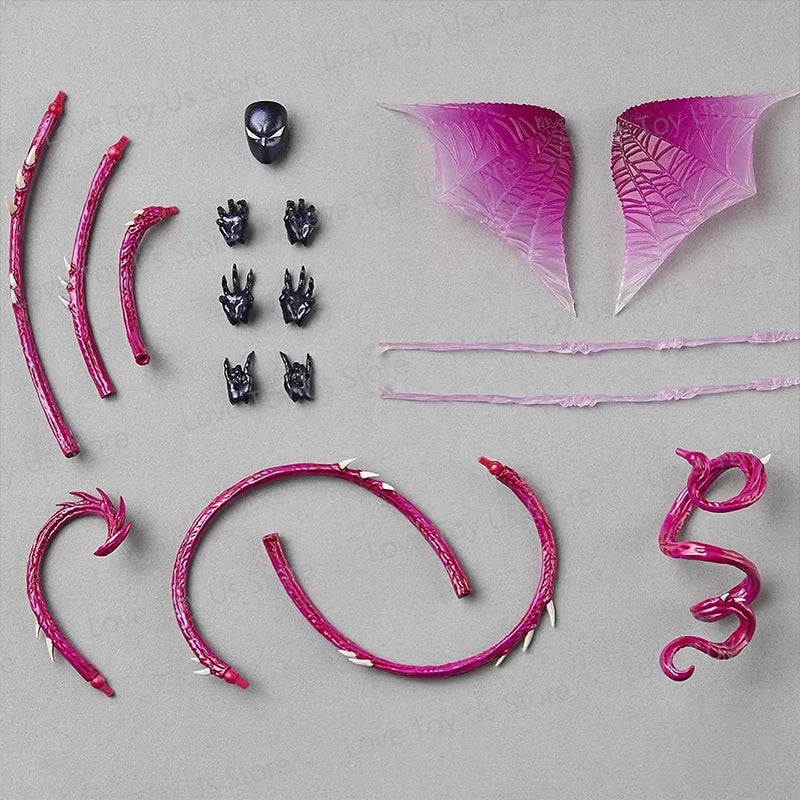 Venom Gwen Action Figures Anime Figurine Kaiyodo Amazing Yamaguchi Revoltech Statue Ko Model Gk Collection Kid Toy Gift