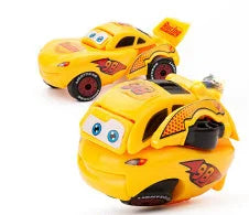 4pcs Anime Disney ToyStory Ars Action Figure Transforming Car Lightning Mcqueen Children Racing Car Model Toys Deformed Egg Gift