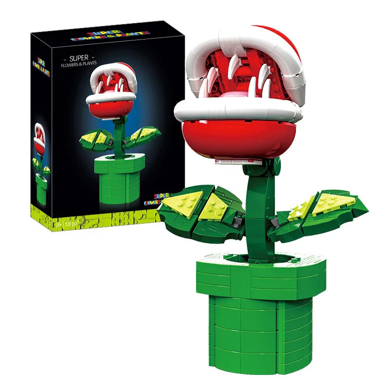Super Mario Bros Base Building Blocks Yoshi Luigi Star Assembled Question Mark MOC Game Model Mario Mini Brick Toy For Kids Gift