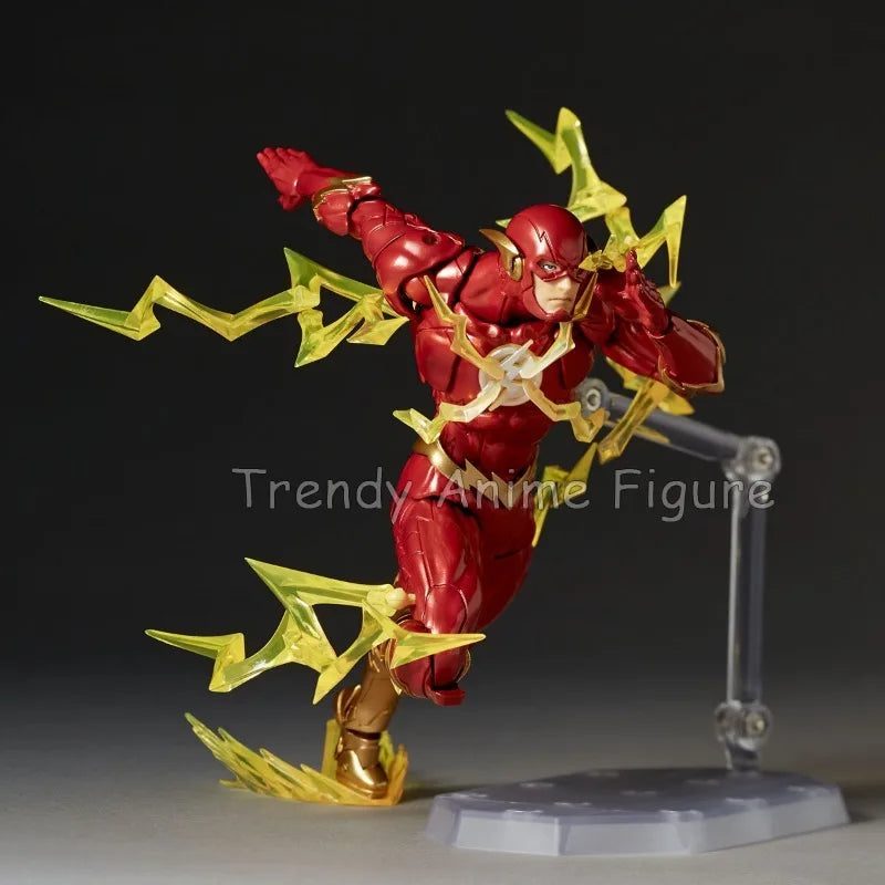 Revoltech Amazing Yamaguchi Flash Action Figure Movable 17cm Flashpoint Model Kaiyodo Flash Figures Toy Collection Holiday Gifts