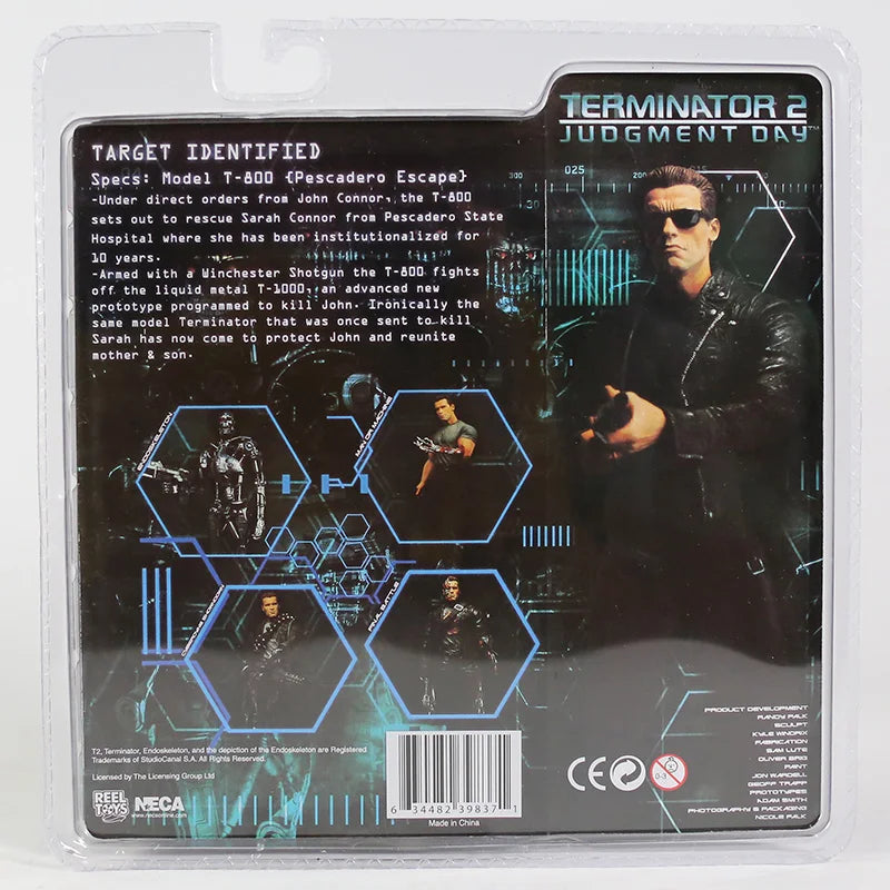 NECA The Terminator Endoskeleton Action Figures Collectable Joints Moveable Model Toy