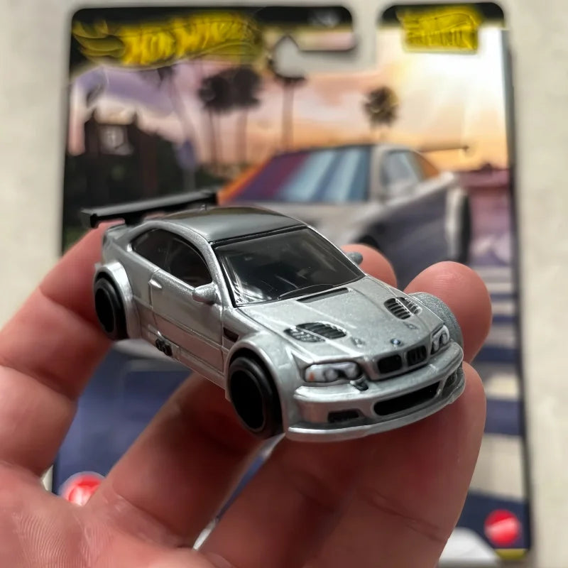 New Hot Wheels Premium Boulevard Bmw M3 Gtr 1:64 Alloy Diecast Car Model Collectible Toy For Boys Gifts Hobby Collectors Model