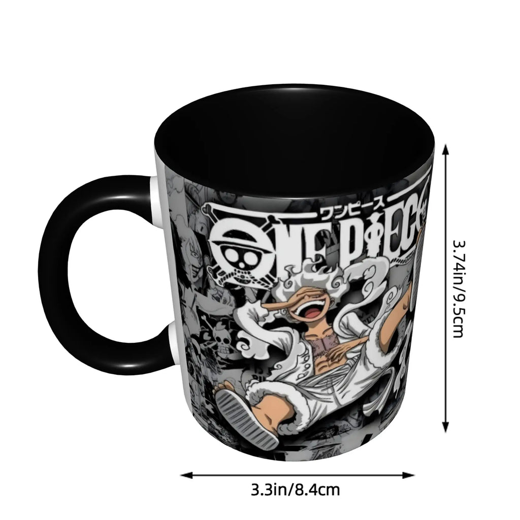 Customized Trafalgar Law One Piece Anime Coffee Mug DIY  Ceramic Tea Milk Cup